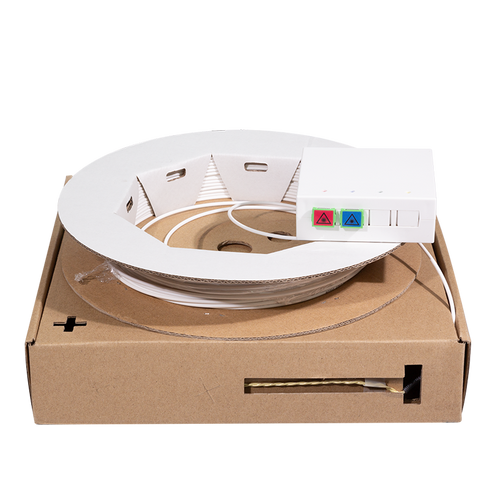 FTTH Anschlussbox 2x SC/APC Simplex - 40 m Dropkabel