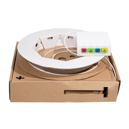 FTTH Anschlussbox 4x SC/APC Simplex - 20 m Dropkabel