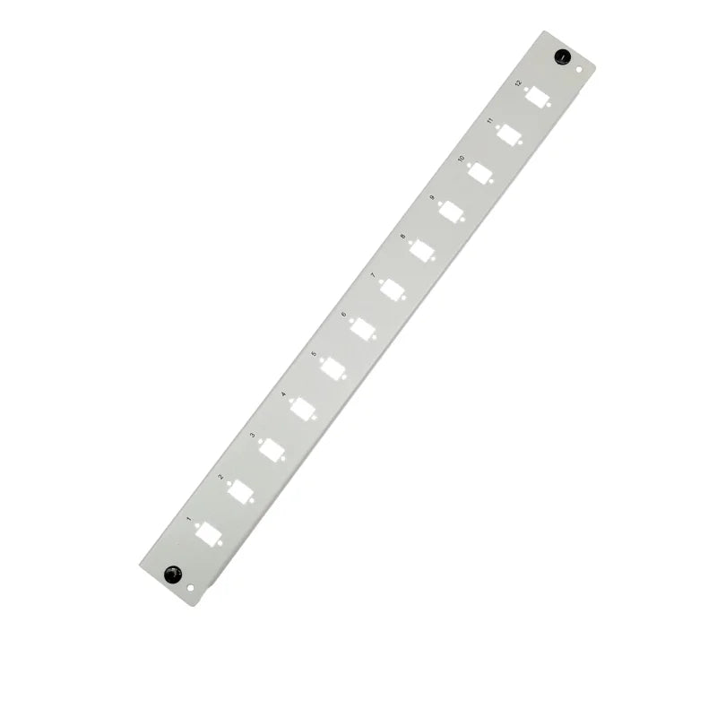 LWL Frontplatte Basic 1 HE 12x SC/E2000/LC Duplex