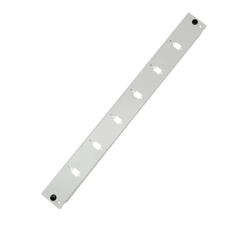 LWL Frontplatte Basic 1 HE 6x SC/E2000/LC Duplex