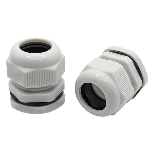 Kabelverschraubung PG25 IP68 Grau - 10 Stück - für Kabel Ø 15-22 mm