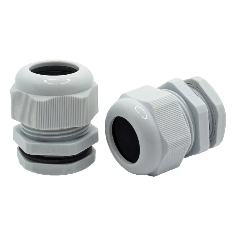 Kabelverschraubung M32 IP68 Grau - 10 Stück - für Kabel Ø 18-25 mm
