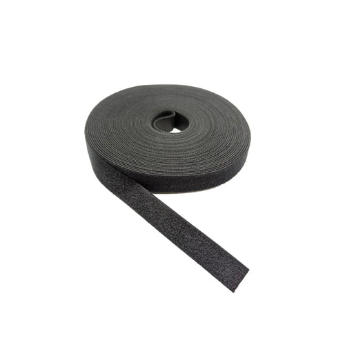 Klettband Back to Back schwarz 16 mm - 10 m Rolle