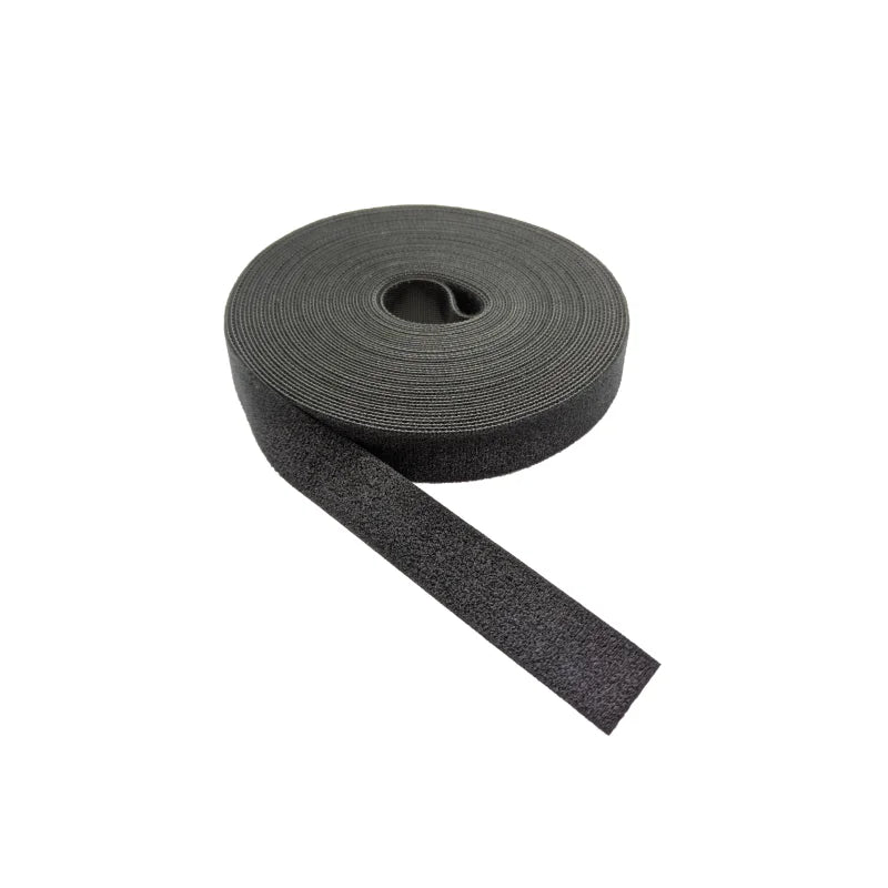 Klettband Back to Back schwarz 20 mm - 10 m Rolle