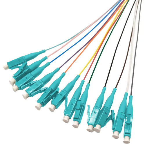 LWL Faserpigtail Set 12x LC/PC OM3 2m