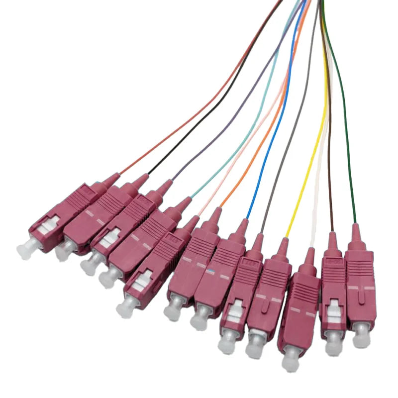 LWL Faserpigtail Set 12x SC/PC OM4 2m