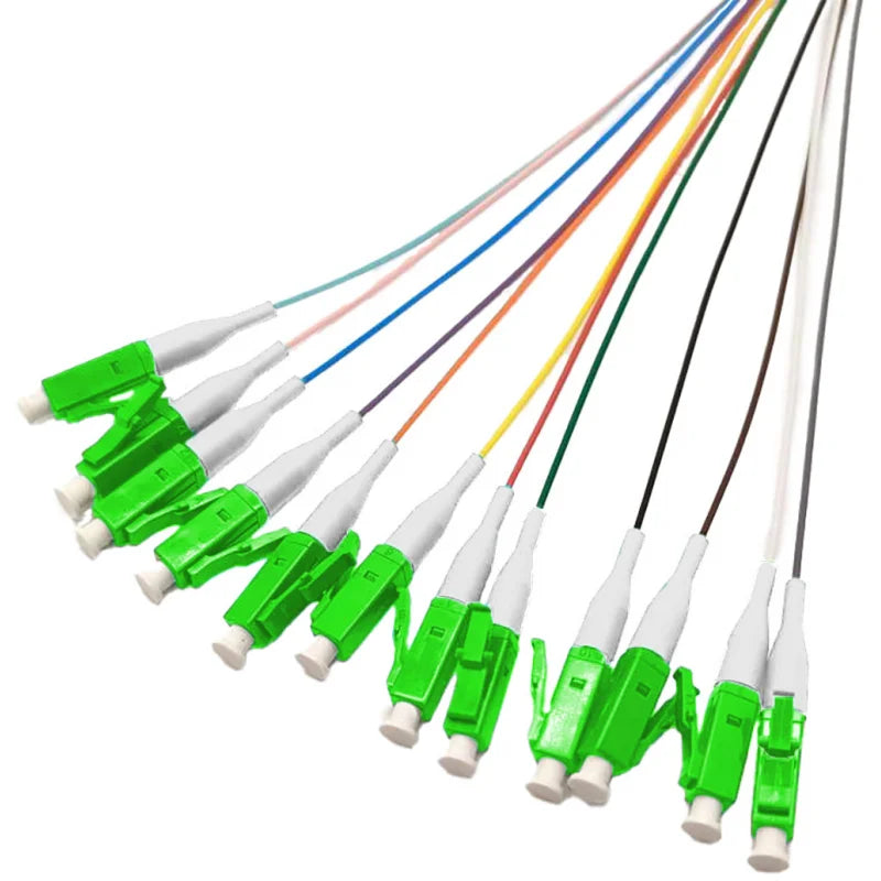 LWL Faserpigtail Set 12x LC/PC OM5 2m