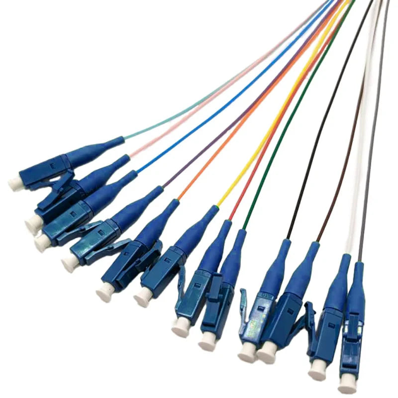LWL Faserpigtail Set 12x LC/PC OS2 2m