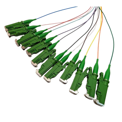 LWL Faserpigtail Set 12x E2000/APC (LSH) OS2 2m