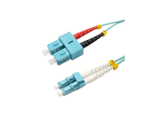 LWL Patchkabel Duplex OM3 LC-UPC/SC-UPC 15 m