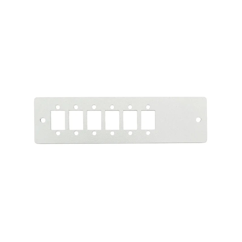 Frontplatte 6x LCD für Hutschienenbox Basic