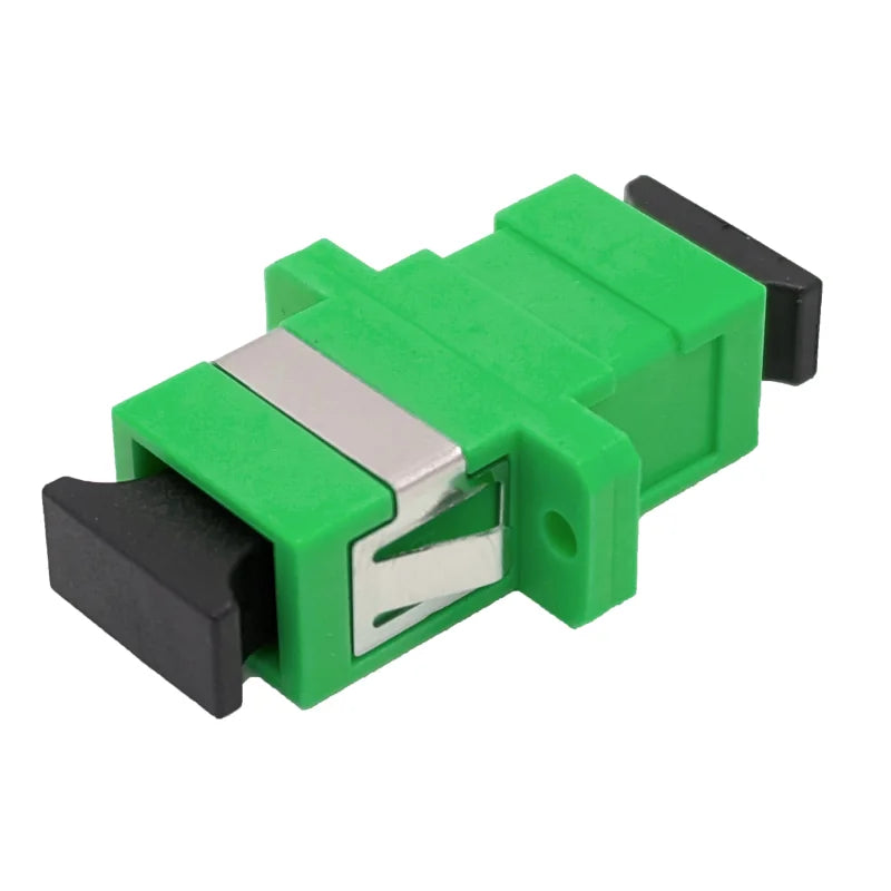 LWL Kupplung SC Simplex APC OS2 grün - Snap-In (ohne Flansch)