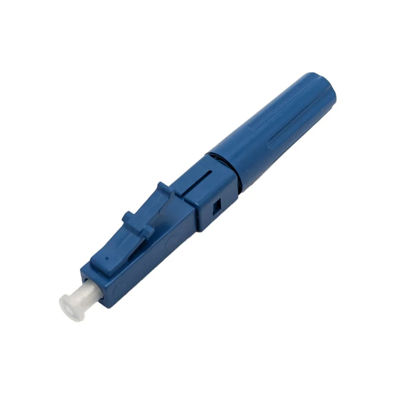 LWL Feldkonfektionsstecker SM Simplex LC/UPC blau