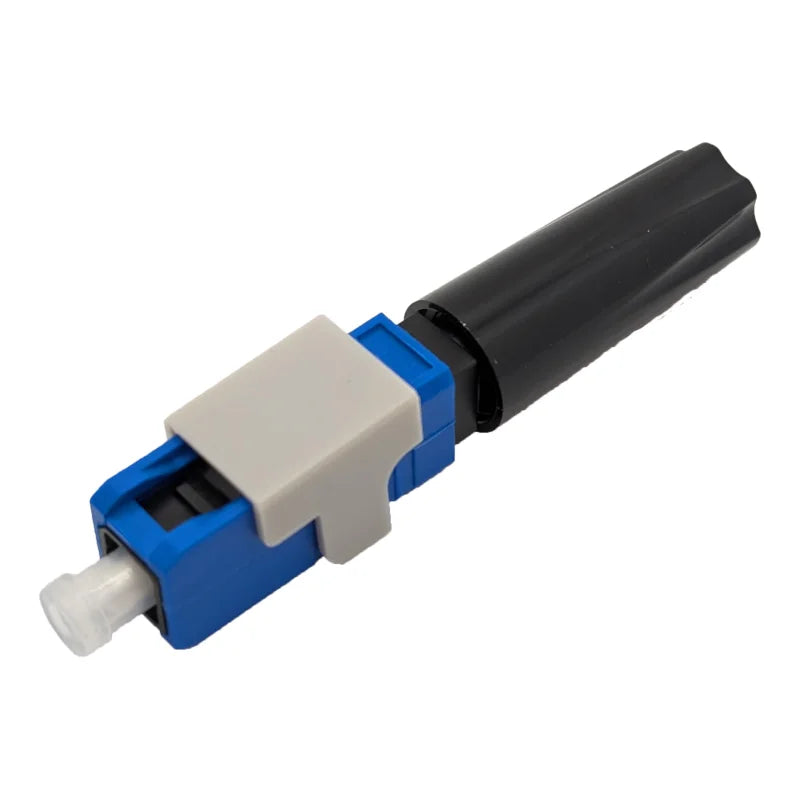 LWL Feldkonfektionsstecker SM Simplex SC/UPC blau