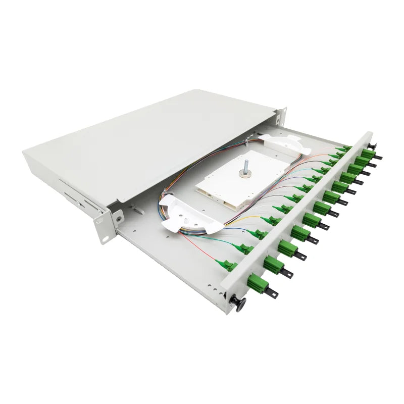LSH-Spleißbox Basic 19" ausziehbar spleißfertig