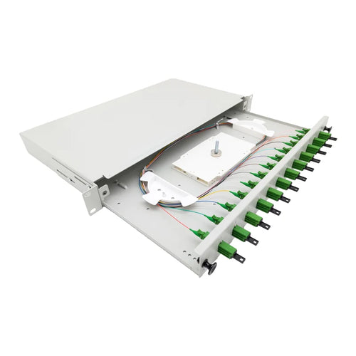 LSH-Spleißbox Basic 19" ausziehbar spleißfertig